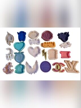 21 SILICON MOLDS FOR FRESHIES/ARCYLIC RESIN ART,  Soap, Clay& MORE